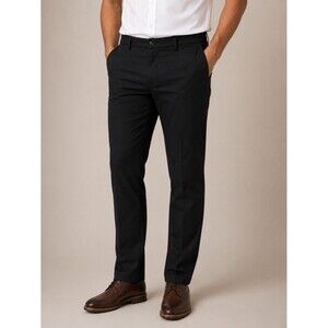 Ben Hogan Black Men's Dress Pants — Slim Tailored Cut